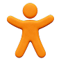 Child icon representing individual care and development