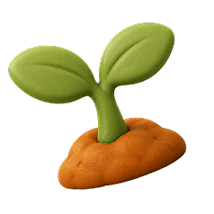 Growing plant representing children’s learning and development